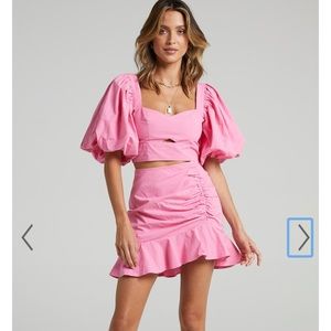 Pink Showpo 2 piece set!